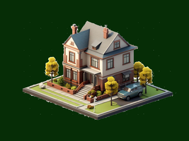Cartoon of House